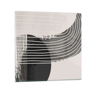 Quadro su vetro - Andata e ritorno - 30x30 cm