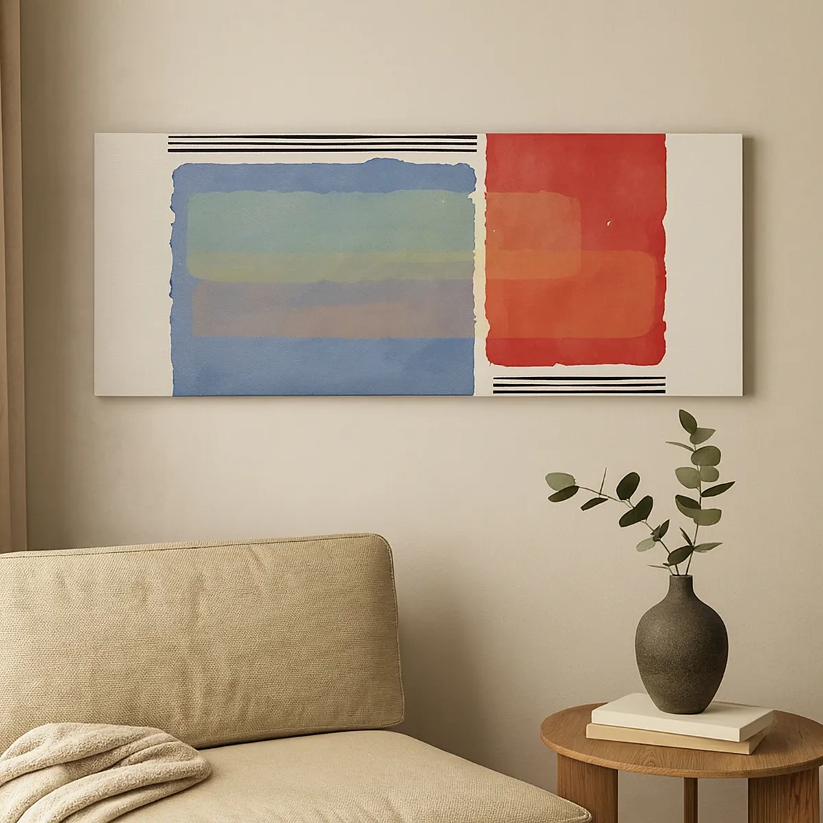 Quadro su tela - Stampe su Tela - Spirito e lettera della geometria - 30x30 cm