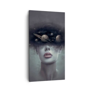 Quadro su tela - Stampe su Tela - E i pianeti folleggiano... - 45x80 cm