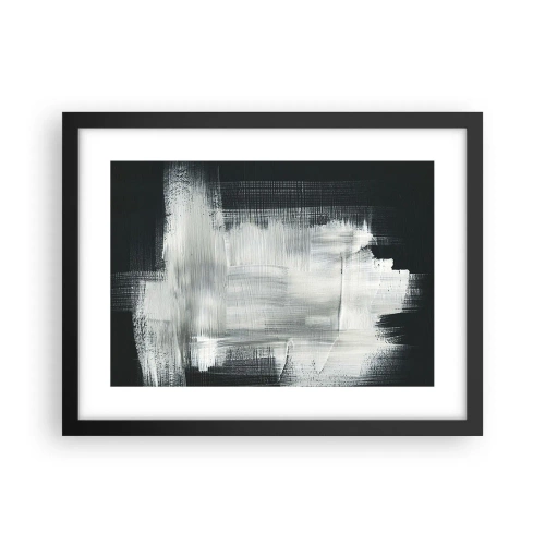 Poster in cornice nera - Tessuto in verticale e in orizzontale - 40x30 cm