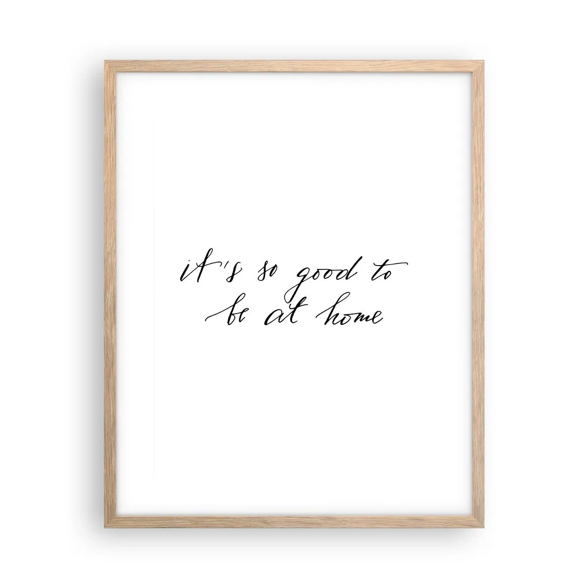 Poster in cornice rovere chiaro - Tutta la verità - 40x50 cm