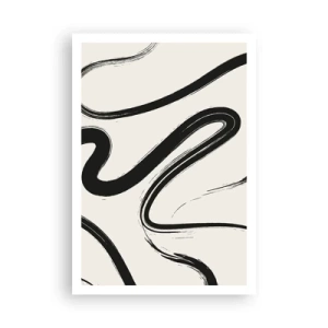 Poster - Capriccio bianco e nero - 70x100 cm