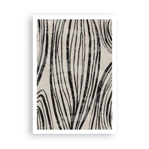 Poster - Una palude di linee - 70x100 cm