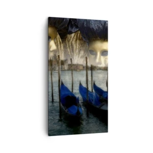 Quadro su tela - Stampe su Tela - È ora di iniziare il carnevale - 45x80 cm