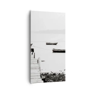 Quadro su tela - Stampe su Tela - Sull'acqua silenziosa e pura - 65x120 cm