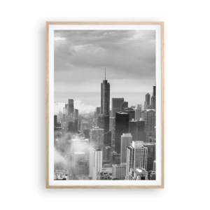 Poster in cornice rovere chiaro - Paesaggio americano - 70x100 cm