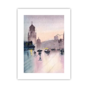 Poster - Nella nebbia piovigginosa - 30x40 cm