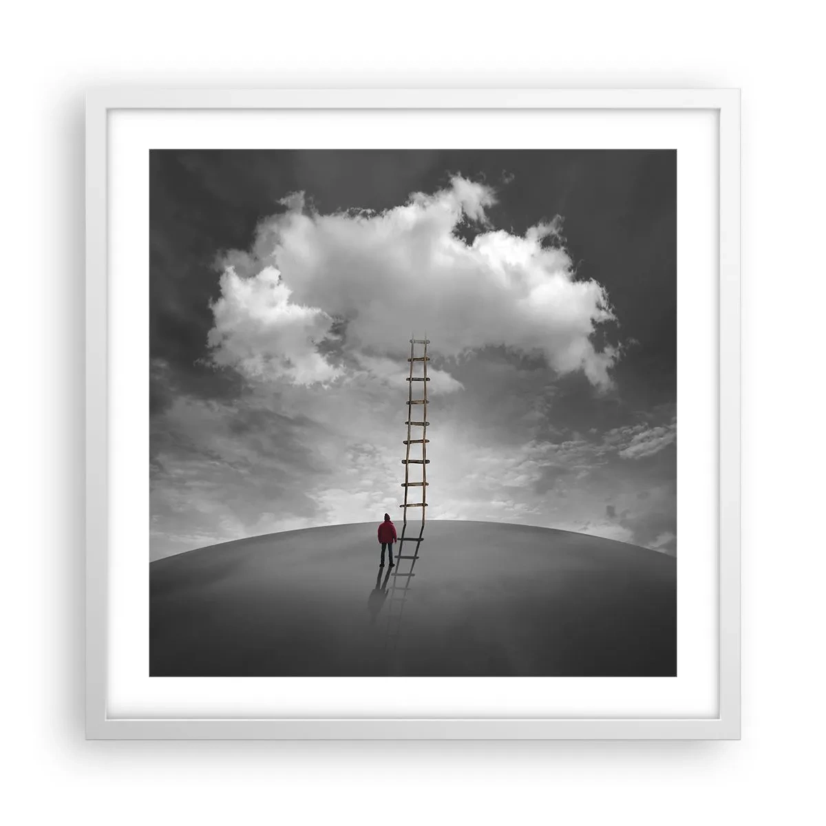 Poster in cornice bianca - Tutto è possibile - 50x50 cm