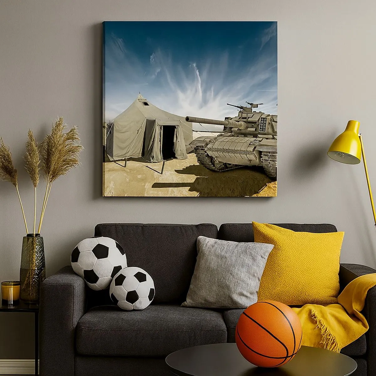 Quadro su tela - Stampe su Tela - Sogno militare - 30x30 cm