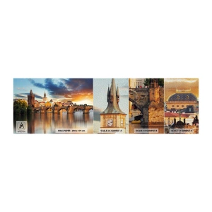 Campione di Fotomurale Premium Sand - Bella da secoli - Città, Praga, Repubblica Ceca - 100x30 cm