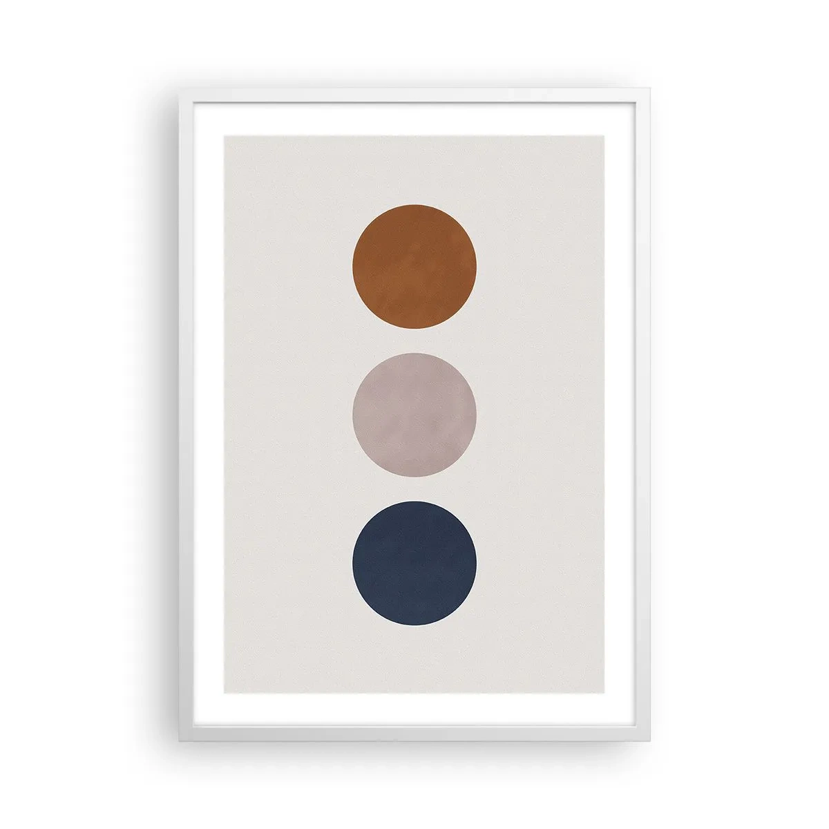 Poster in cornice bianca - Simbolo di perfezione - 50x70 cm