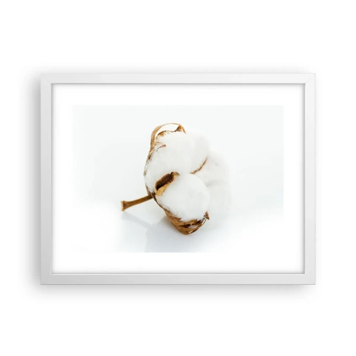 Poster in cornice bianca - Naturalmente morbido - 40x30 cm