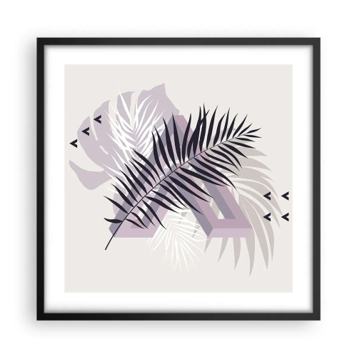 Poster in cornice nera - L'ombra dell'ombra - 50x50 cm