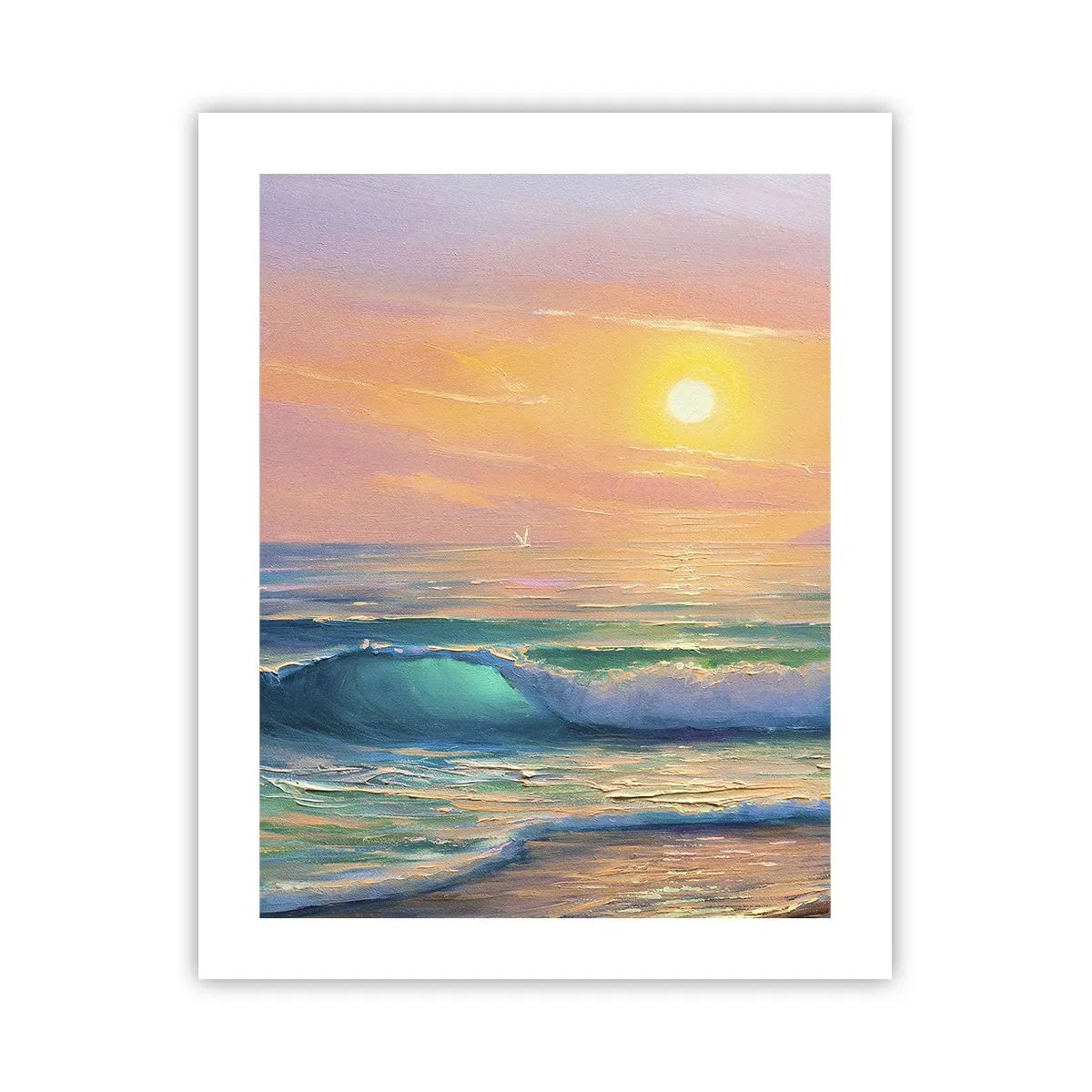 Poster - Il canto turchese delle onde - 40x50 cm