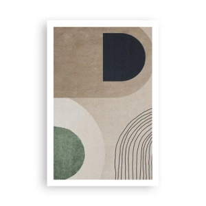 Poster - La mitezza dell'ovale - 61x91 cm