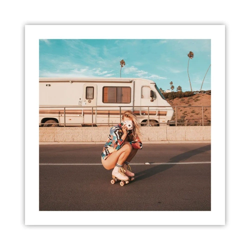 Poster - Sorridi per favore! - 50x50 cm