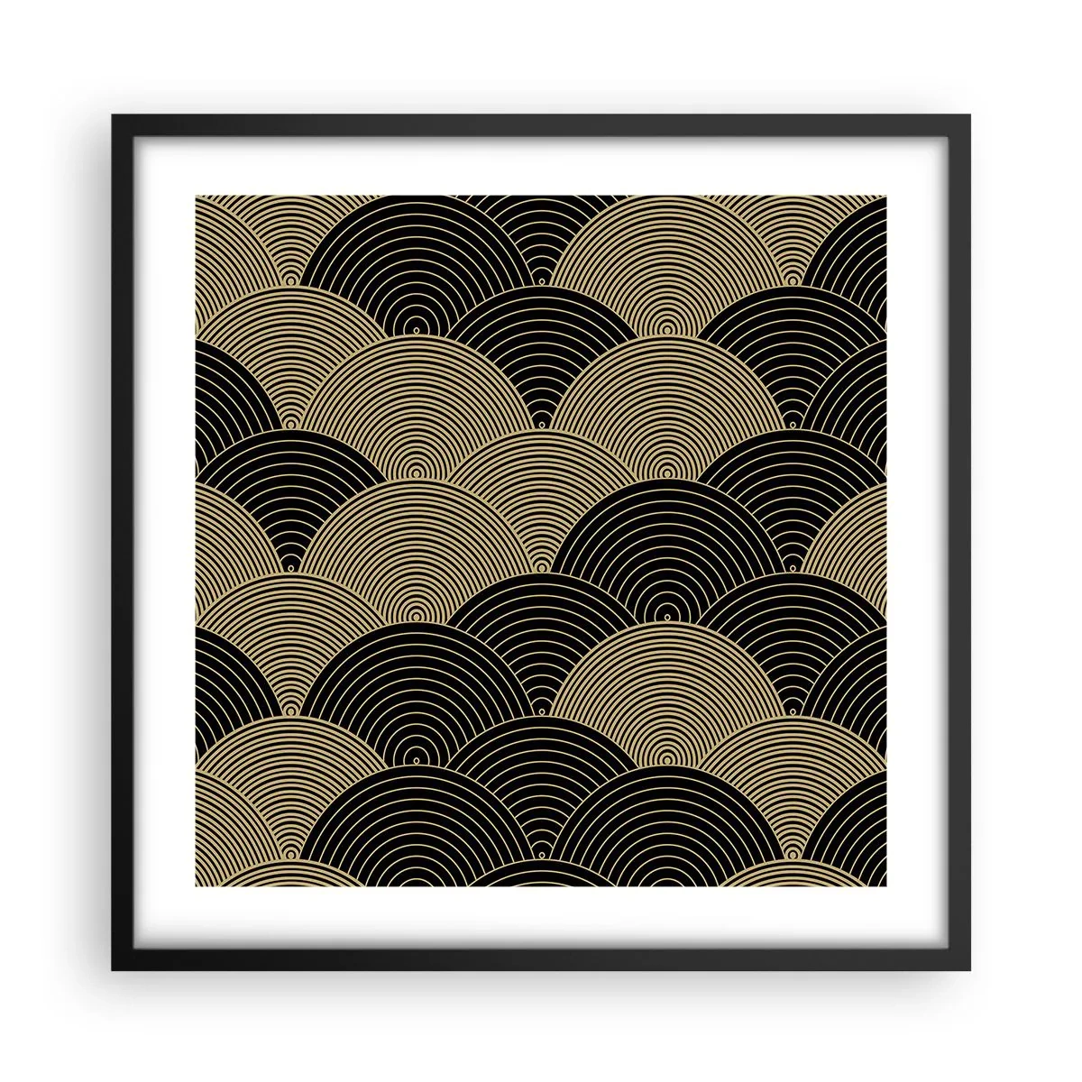 Poster in cornice nera - Unità nella molteplicità - 50x50 cm