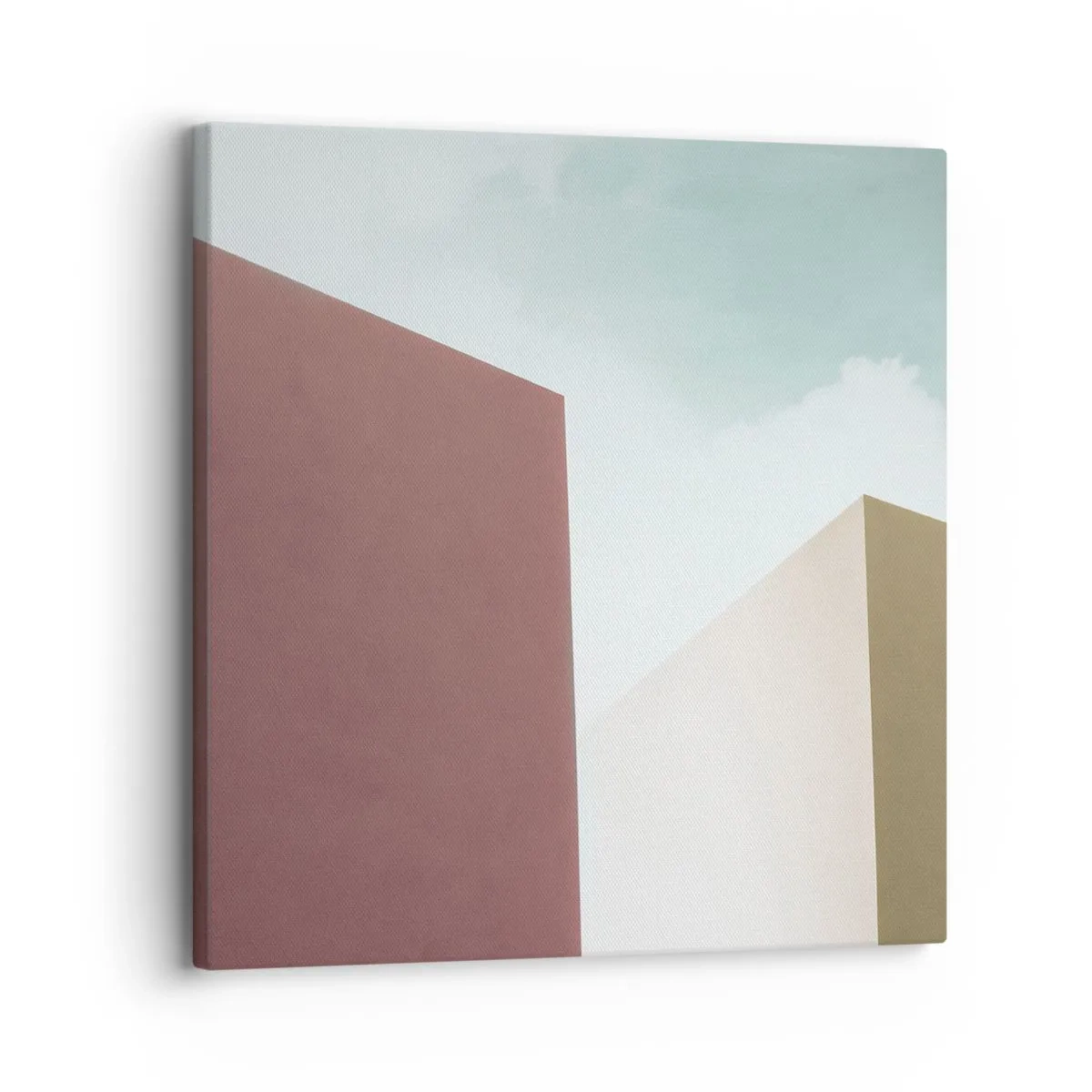 Quadro su tela - Stampe su Tela - Geometria di un'estate assolata - 30x30 cm