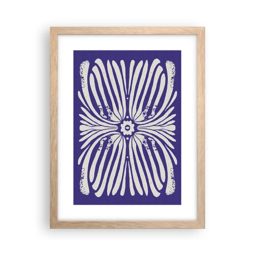 Poster in cornice rovere chiaro - Ispirazioni etniche - 30x40 cm