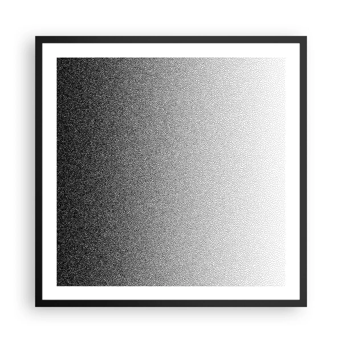 Poster in cornice nera - Verso la luce - 60x60 cm