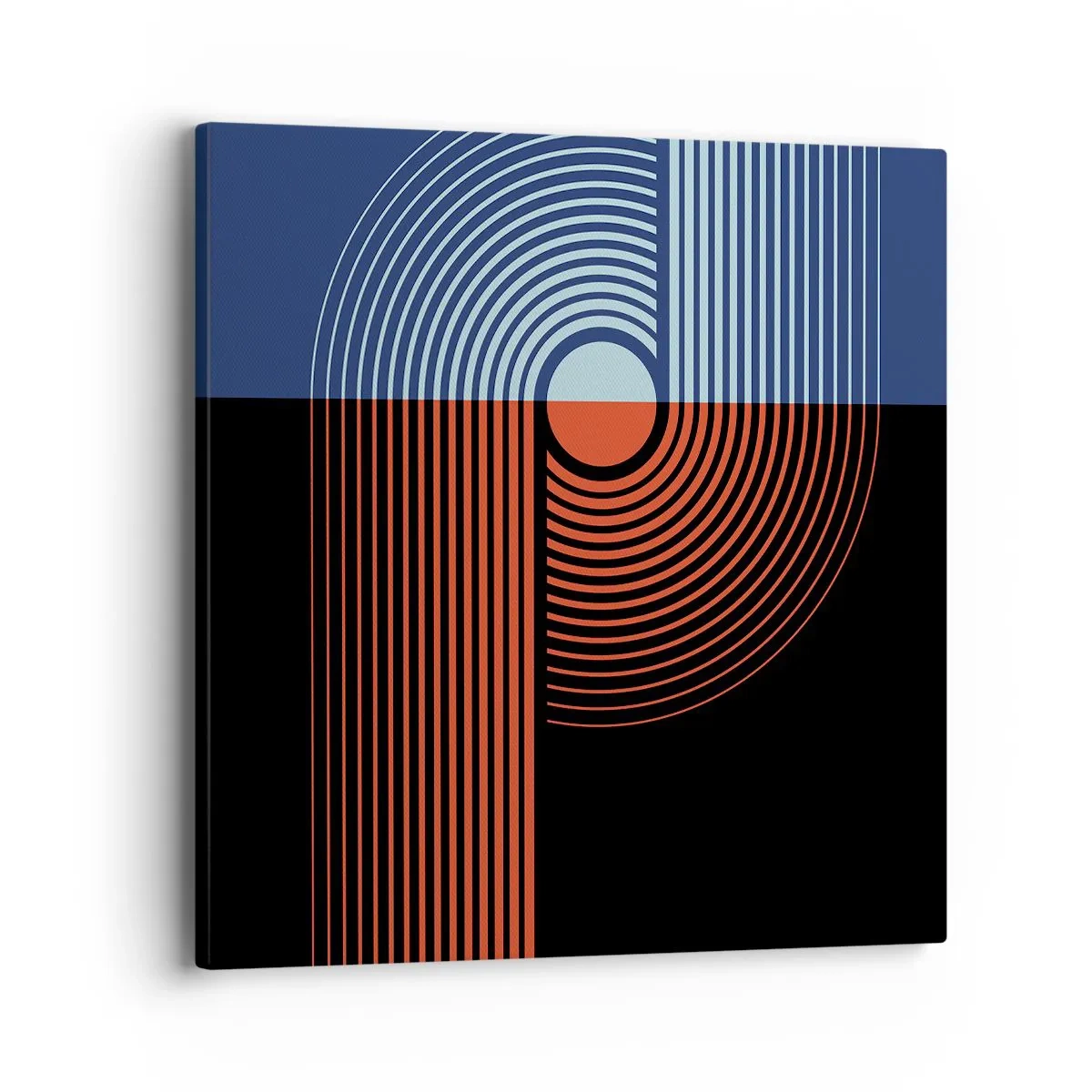 Quadro su tela - Stampe su Tela - Nell'abbraccio geometrico - 40x40 cm