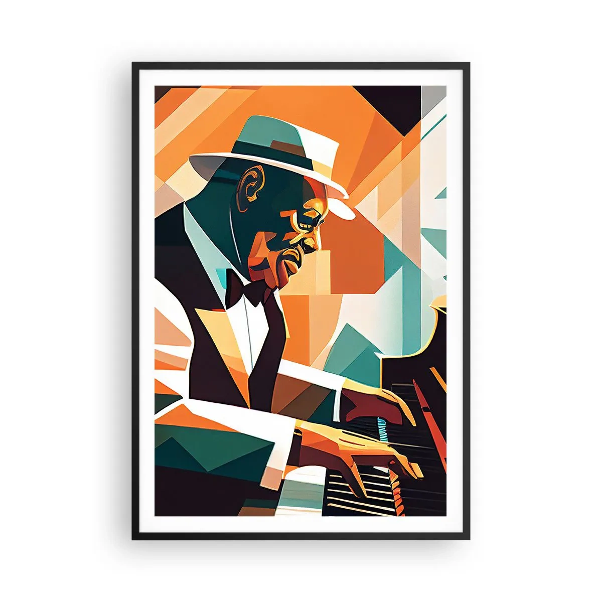 Poster in cornice nera - Tutto il jazz - 70x100 cm