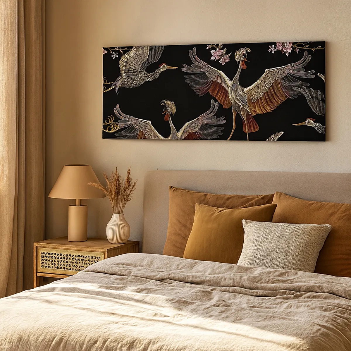 Quadro su tela - Stampe su Tela - Uccello fantastico - 30x30 cm