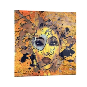 Quadro su vetro - Bellezza solare - 50x50 cm