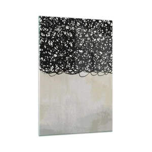 Quadro su vetro - Astrazione aggrovigliata - 70x100 cm