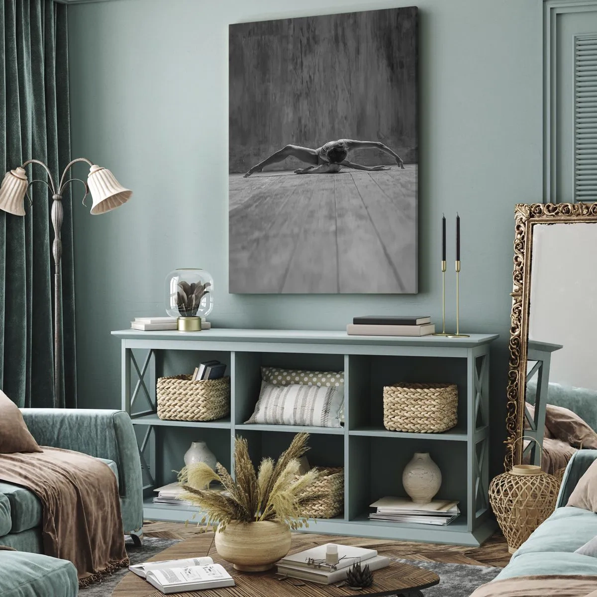 Quadro su tela - Stampe su Tela - Simmetria ritrovata - 45x80 cm