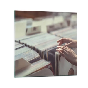 Quadro su vetro - Alla ricerca di emozioni - 60x60 cm