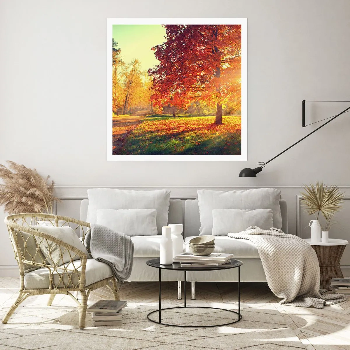 Poster - Rosso è bello - 50x50 cm