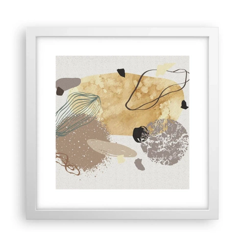 Poster in cornice bianca - Schizzologia applicata - 30x30 cm