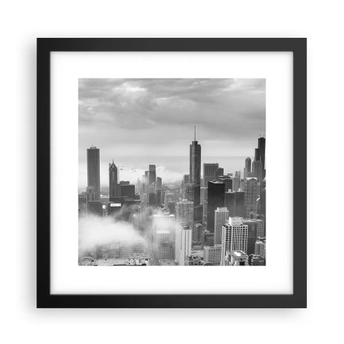 Poster in cornice nera - Paesaggio americano - 30x30 cm