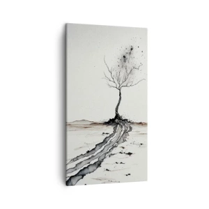 Quadro su tela - Stampe su Tela - Malinconia invernale - 45x80 cm