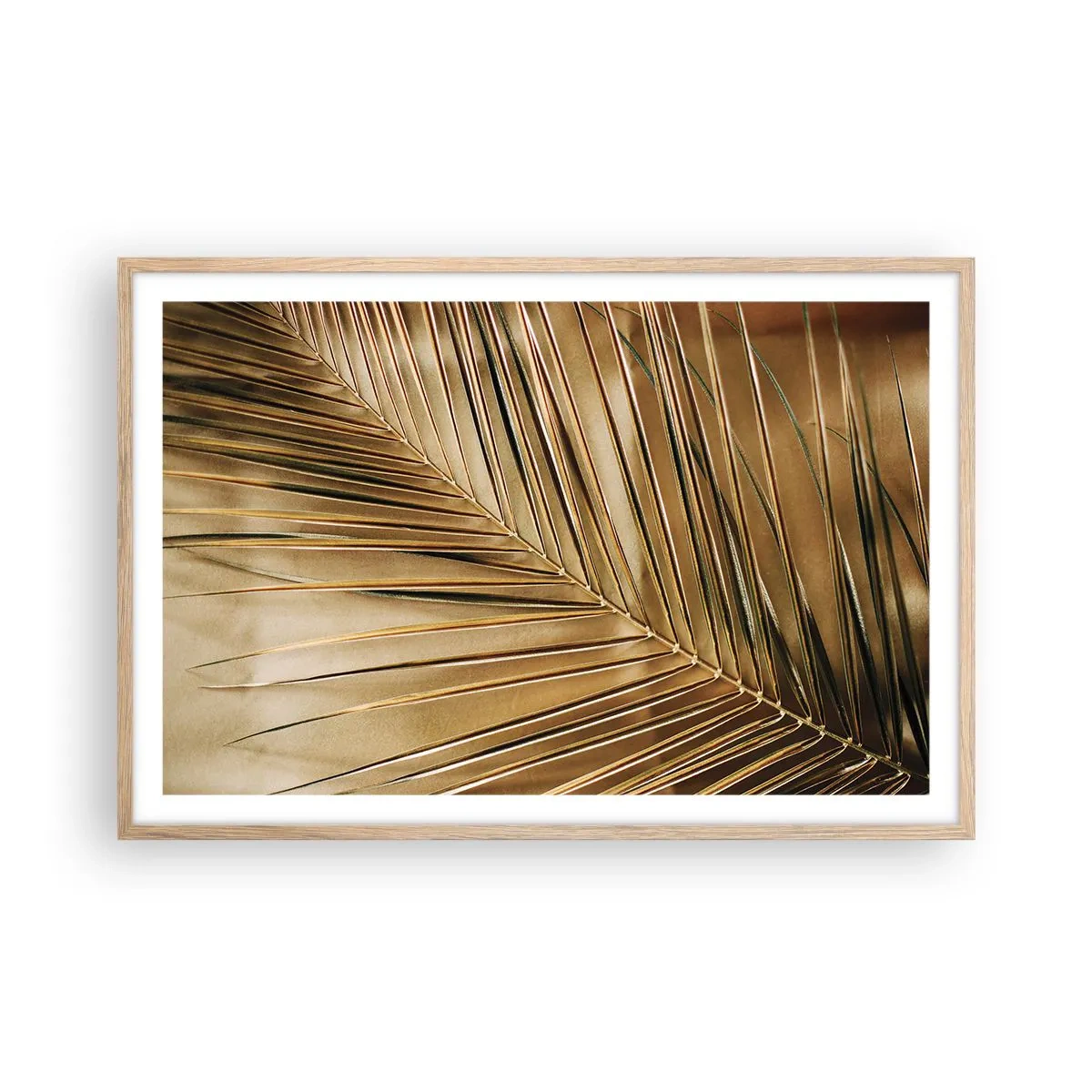 Poster in cornice rovere chiaro - Colonnato naturale - 91x61 cm