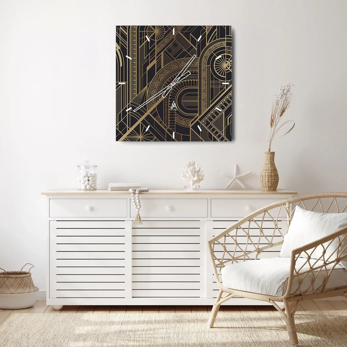 Orologio da parete - Orologio in Vetro - Concetti, idee, progetti - 30x30 cm