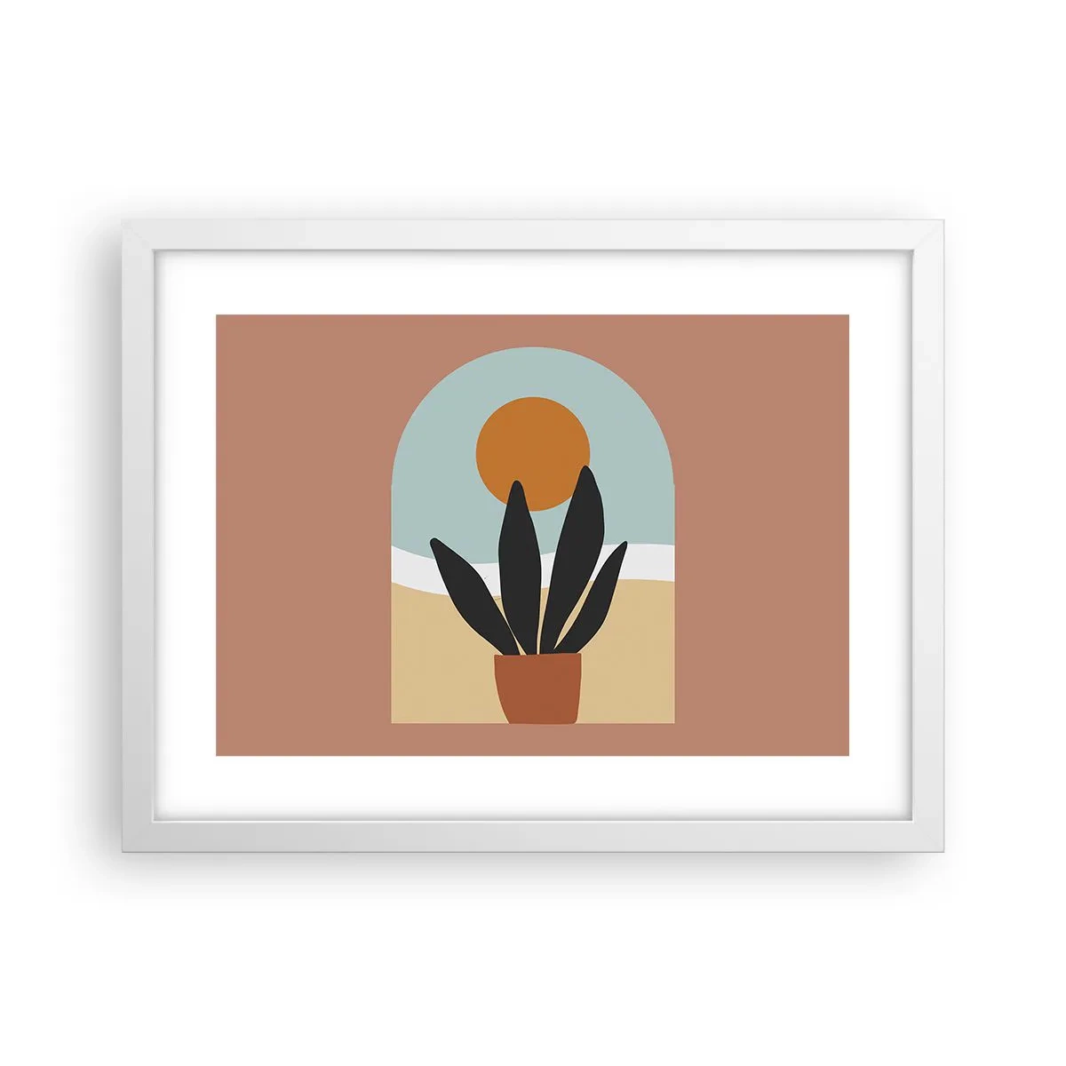 Poster in cornice bianca - Piccole gioie - 40x30 cm