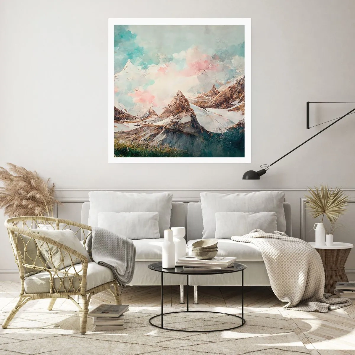 Poster - Lame di roccia - 60x60 cm