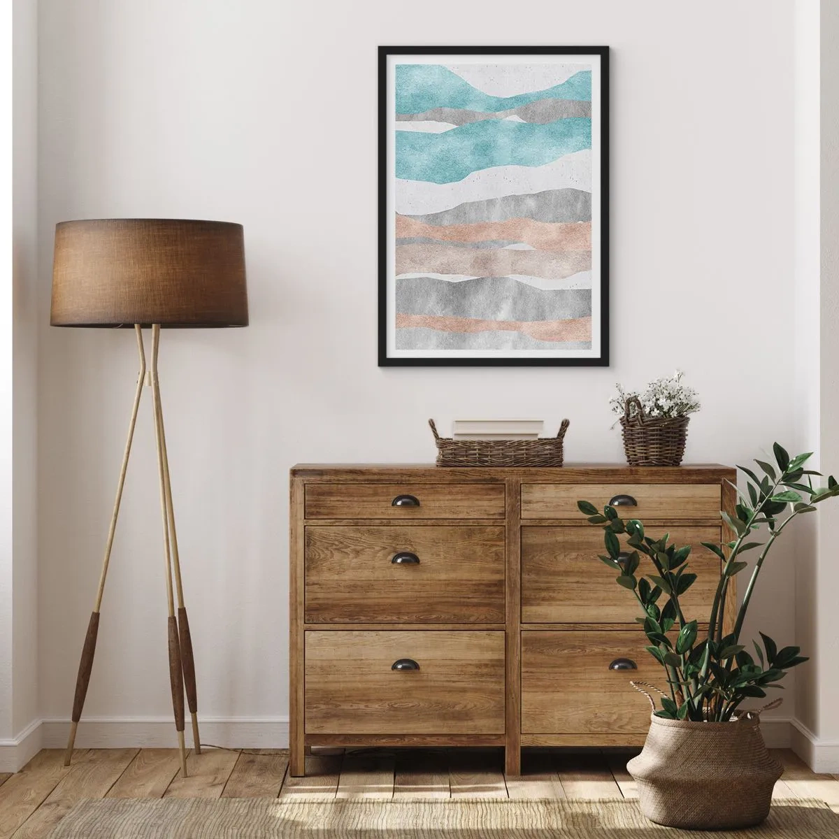 Poster in cornice nera - Studio di prossimità - 61x91 cm