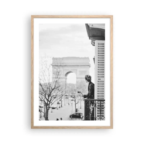 Poster in cornice rovere chiaro - Camera con vista - 50x70 cm
