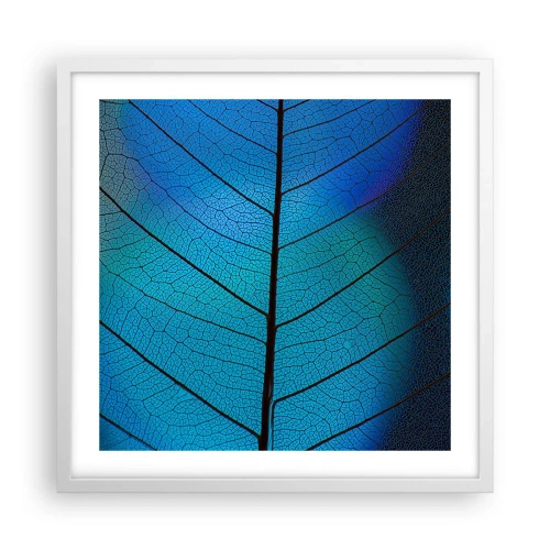 Poster in cornice bianca - Struttura intricata - 50x50 cm