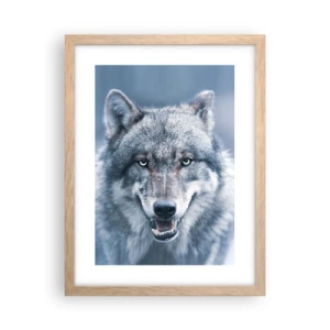 Poster in cornice rovere chiaro - Accetti la sfida? - 30x40 cm