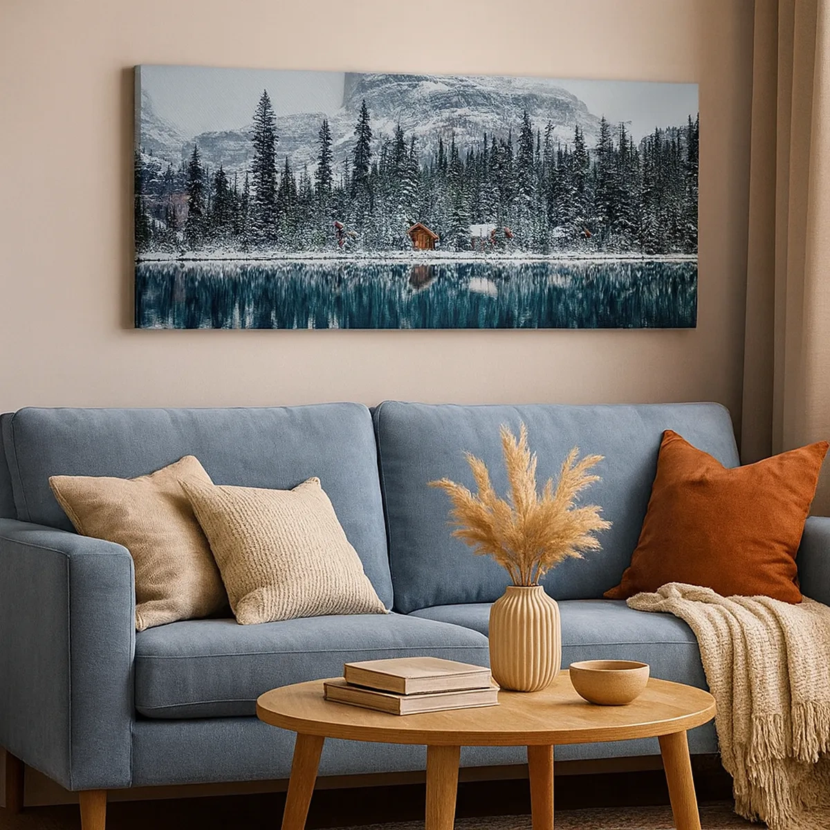 Quadro su tela - Stampe su Tela - Rifugio canadese - 30x30 cm