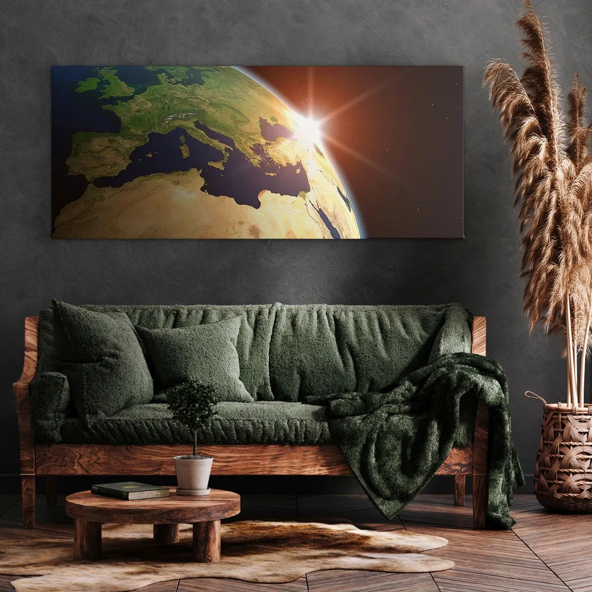 Quadro su tela - Stampe su Tela - Il sorgere del sole - 100x40 cm