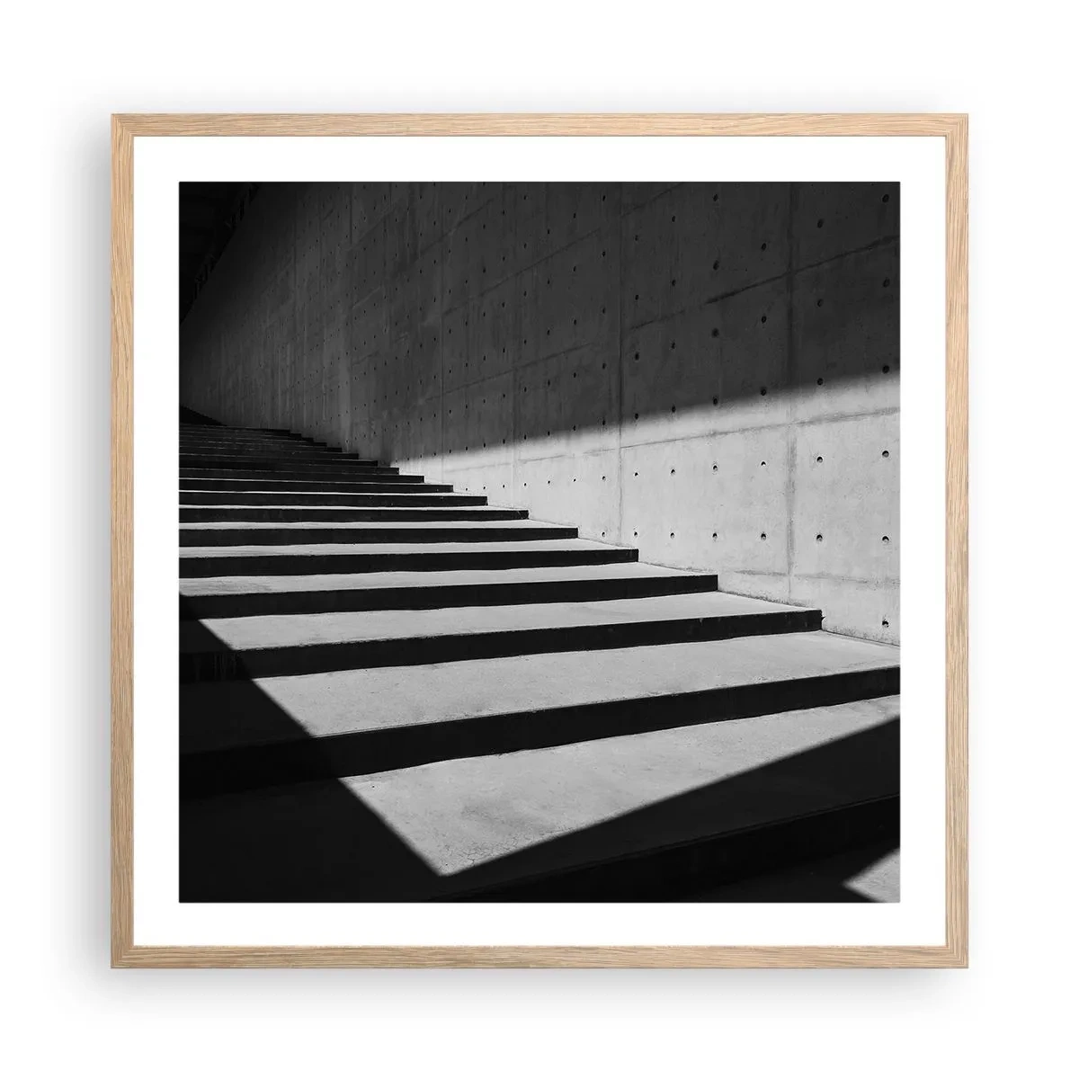 Poster in cornice rovere chiaro - La bellezza severa del modernismo - 60x60 cm