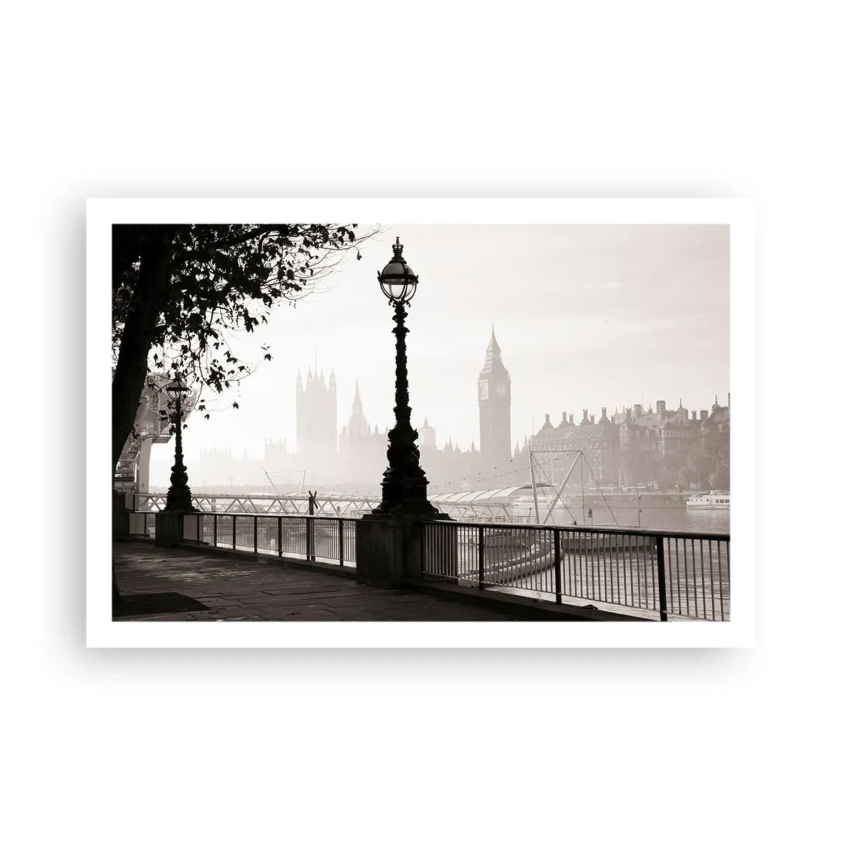 Poster - Un mattino a Londra - 91x61 cm