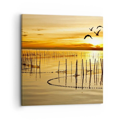 Quadro su tela - Stampe su Tela - Alla pesca - 70x70 cm