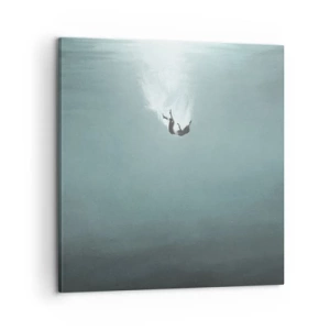 Quadro su tela - Stampe su Tela - Nell'abbraccio dell'oceano - 60x60 cm