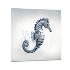 Quadro su vetro - Delicato scherzo di natura - 60x60 cm